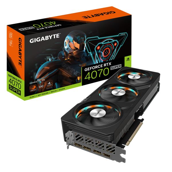 Bekijk afbeelding 2 van Gigabyte RTX 4070 Super Gaming OC 12GB/3xDP/HDMI